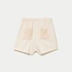 Short coupe flare ecru femme