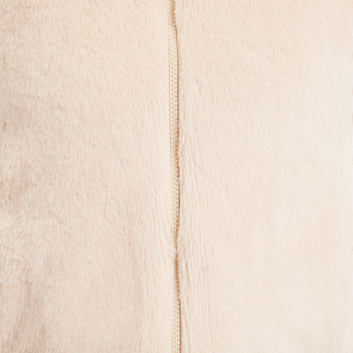 Veste courte ajust&eacute;e sans manches ivoire femme