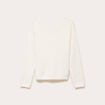 Pull dos nou&eacute; ecru femme