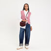 Gilet sans manches polaire vieux rose femme