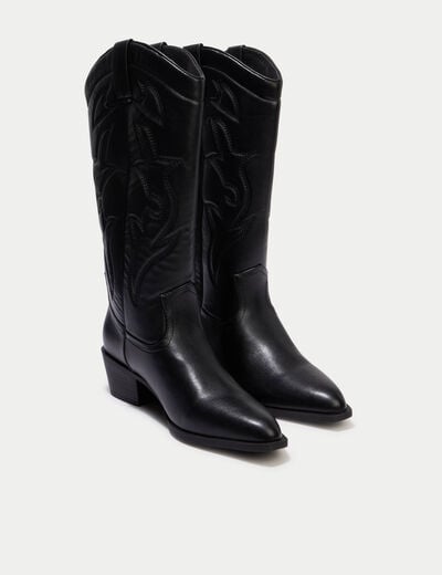 Bottines noir femme