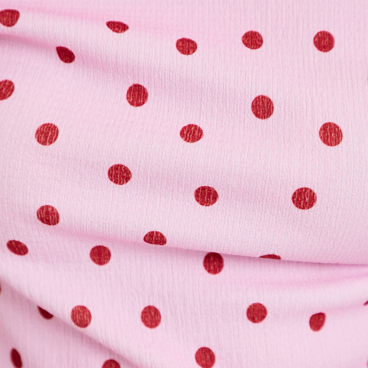 Top pliss&eacute; col bardot sans manches rose clair femme