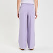 Pantalon large &agrave; pinces parme femme