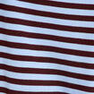 T-shirt col bateau manches longues bleu femme