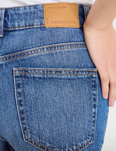 Jean slim taille standard denim double stone femme