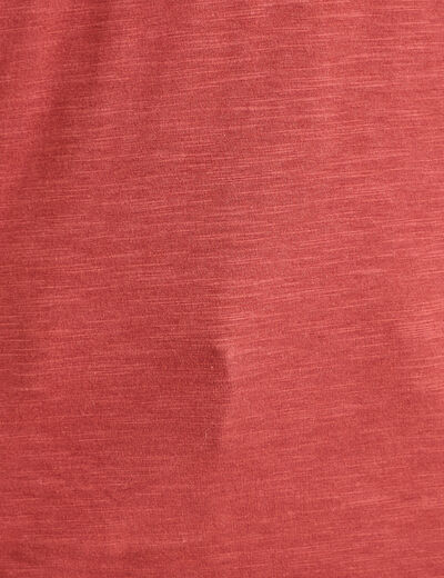 T-shirt manches courtes vieux rose femme