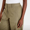 Pantalon vert kaki femme