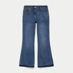 Jean bootcut taille standard denim stone femme