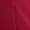 Jupe courte &eacute;vas&eacute;e stretch rouge fonc&eacute; femme