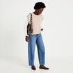 Pull sans manches taupe femme