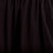 Jupon &eacute;vas&eacute; long noir femme