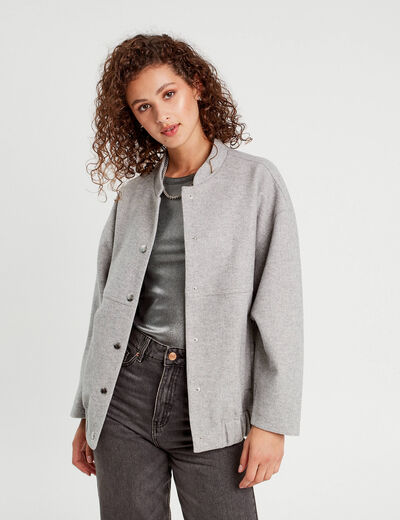 Veste Femme Grise Just Cavalli - Taille S - Basique Et Boutonnée - Coton élastique