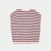 Gilet ample sans manches rose femme