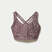 Brassi&egrave;re de sport activewear violet femme