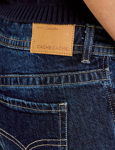 Jean bootcut taille basse denim stone femme