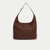 Sac aspect daim marron femme