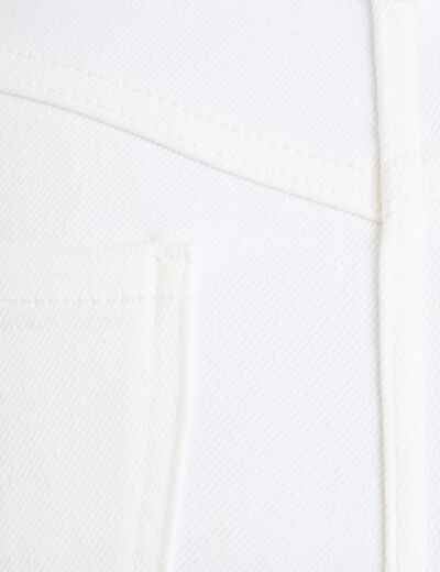 Jean skinny push-up taille standard blanc femme