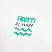 Sweat oversize print dos ecru femme