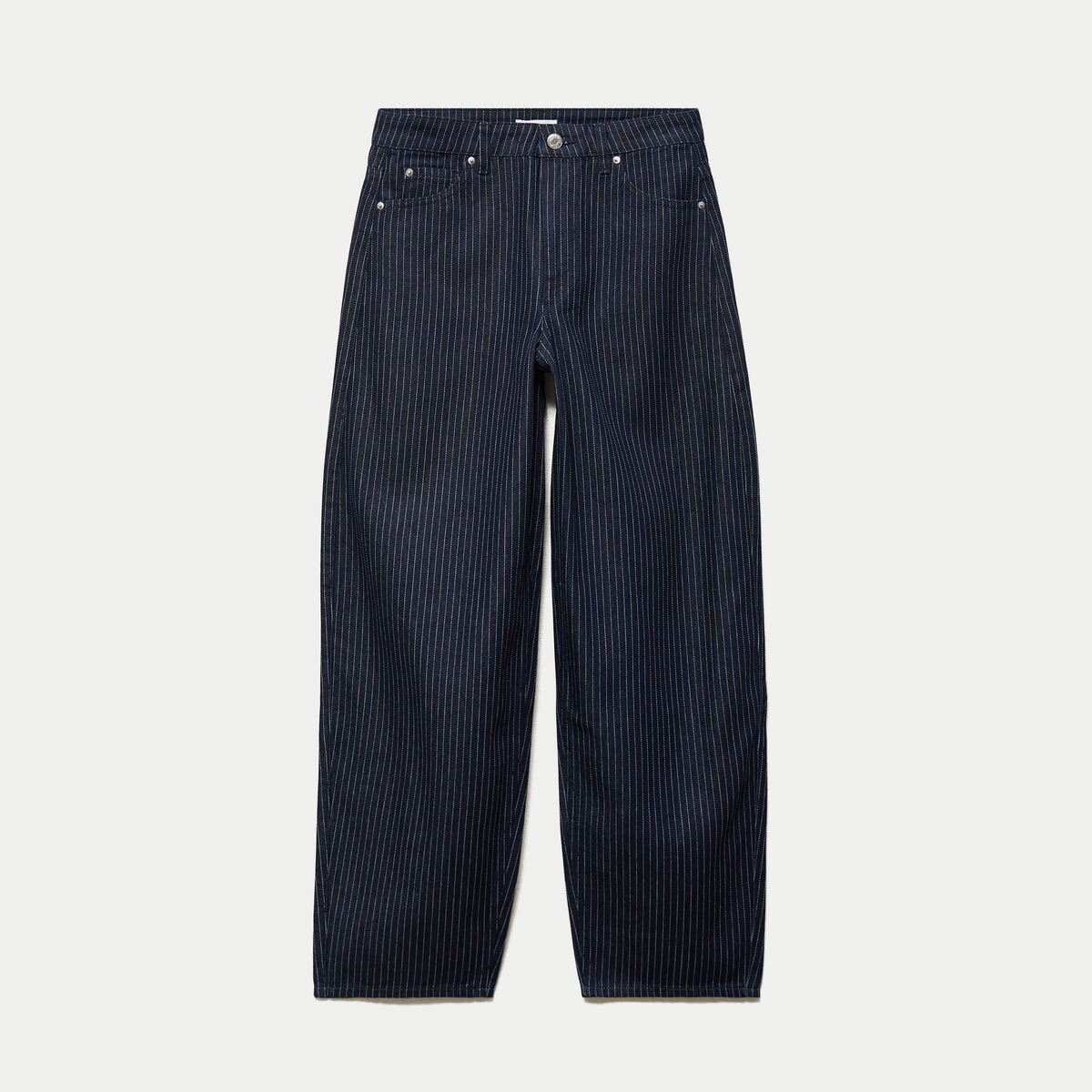 Jean mom denim brut femme