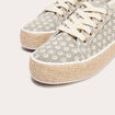 Espadrilles plates beige femme
