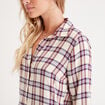 Chemise manches longues creme femme