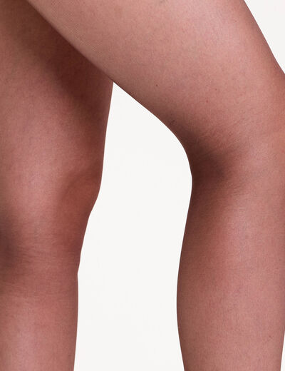 Collants semi-opaques marron fonc&eacute; femme