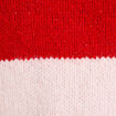 Pull manches longues rouge femme