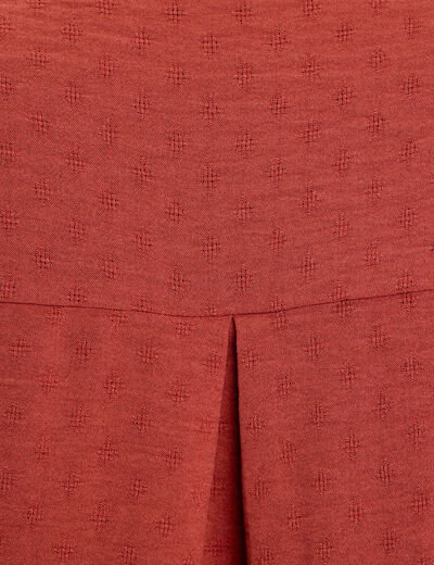 Vareuse manches longues vieux rose femme