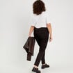 Jeans slim push-up denim noir femme