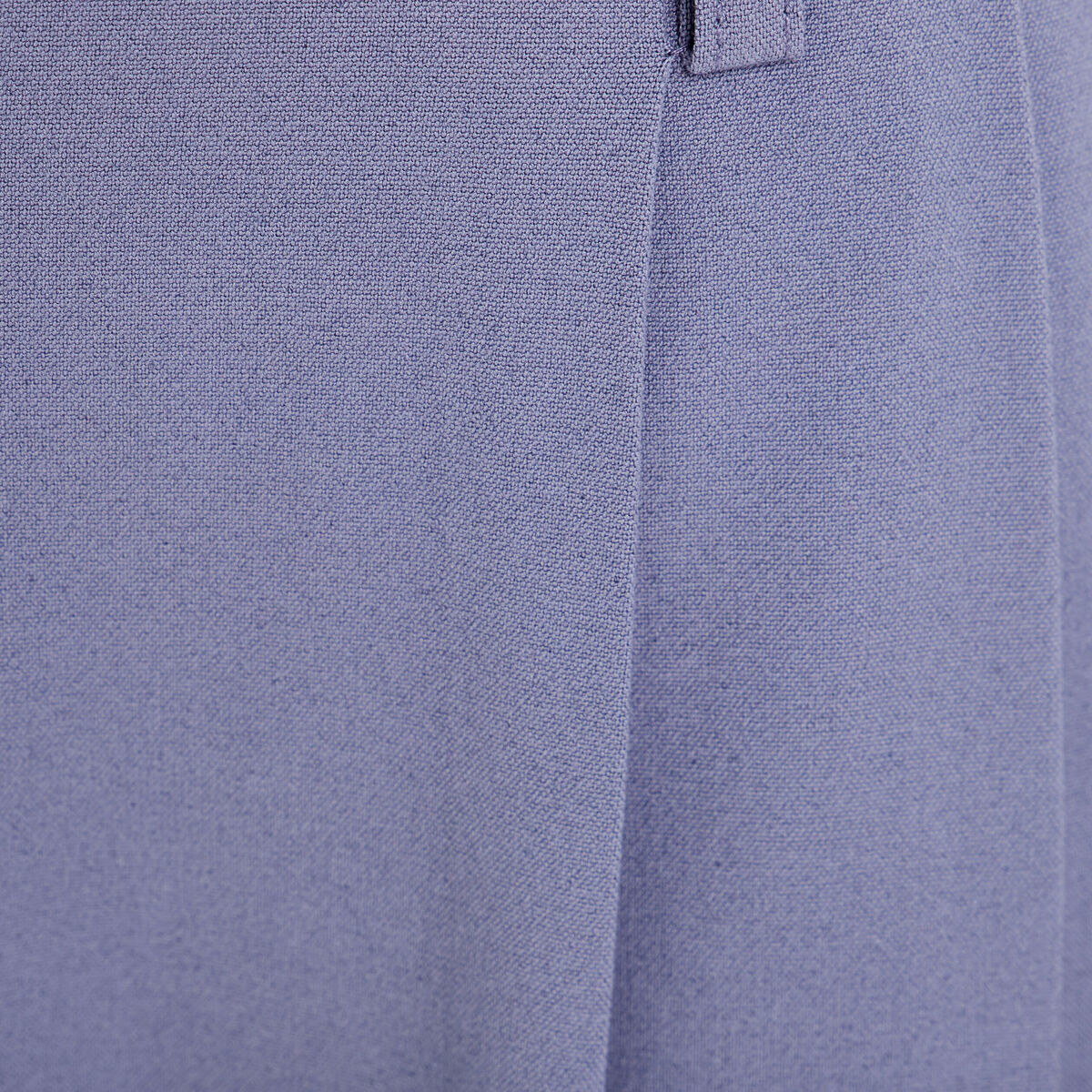 Pantalon large &agrave; pinces bleu gris femme