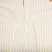 Jean wide leg ray&eacute; taille haute beige femme