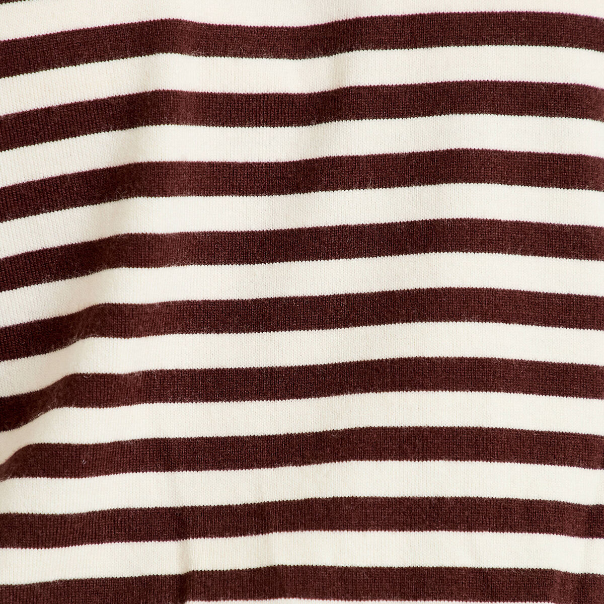Pull col bateau manches longues blanc femme