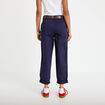 Pantalon chino avec ceinture amovible bleu marine femme