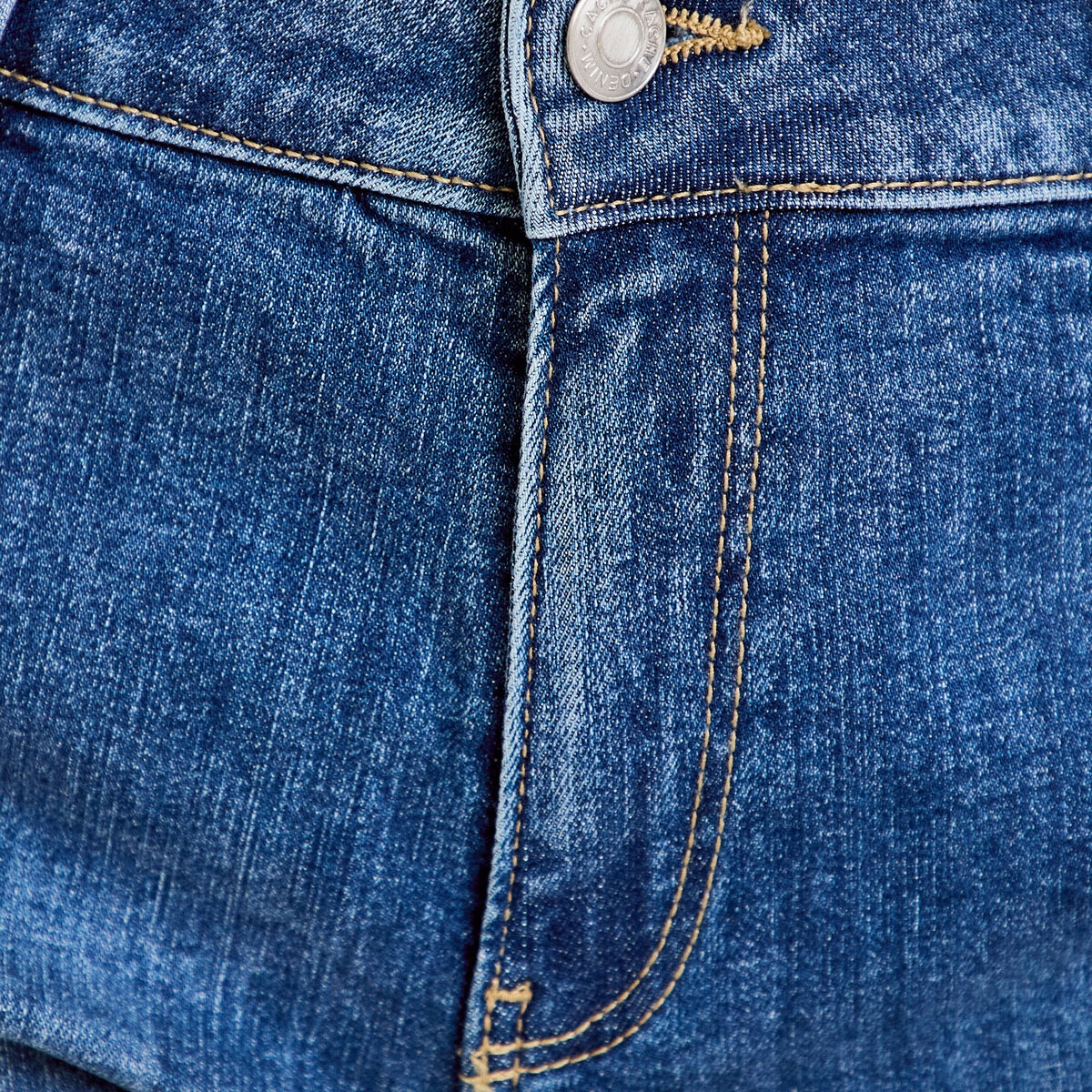 Short en jean denim double stone femme