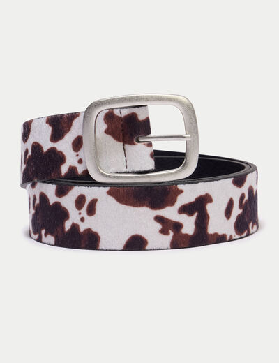 Ceinture beige femme