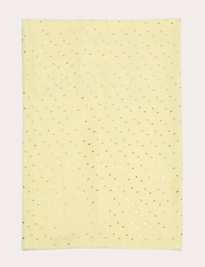 Foulard jaune clair femme