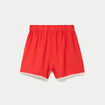 Short rouge femme