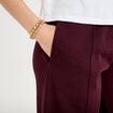 Pantalon large style jogging prune femme