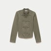 Veste officier vert kaki femme