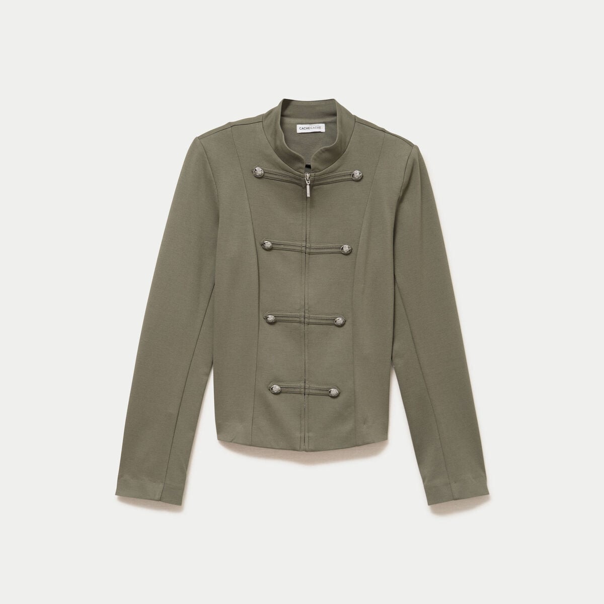 Veste officier vert kaki femme