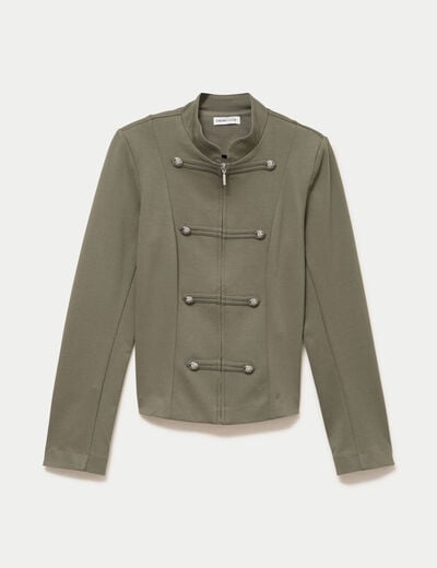Veste officier vert kaki femme