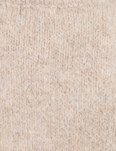 Pull sans manches taupe femme