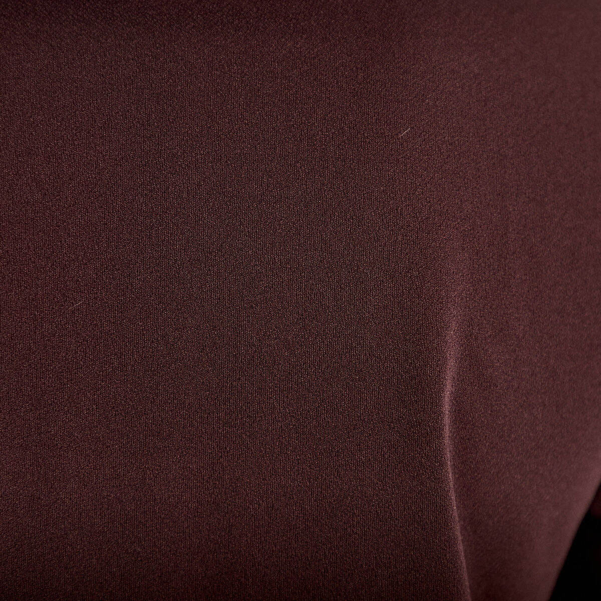 Blouse ample col v manches longues bordeaux femme
