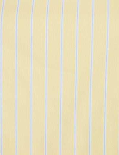 Chemise oversize manches longues jaune femme