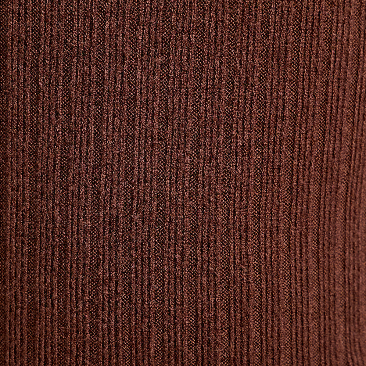 T-shirt manches longues marron fonc&eacute; femme