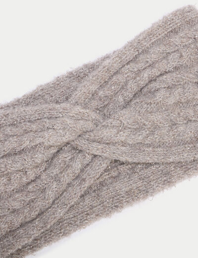 Bandeau taupe femme