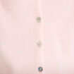 Gilet boutonn&eacute; avec col en V rose clair femme