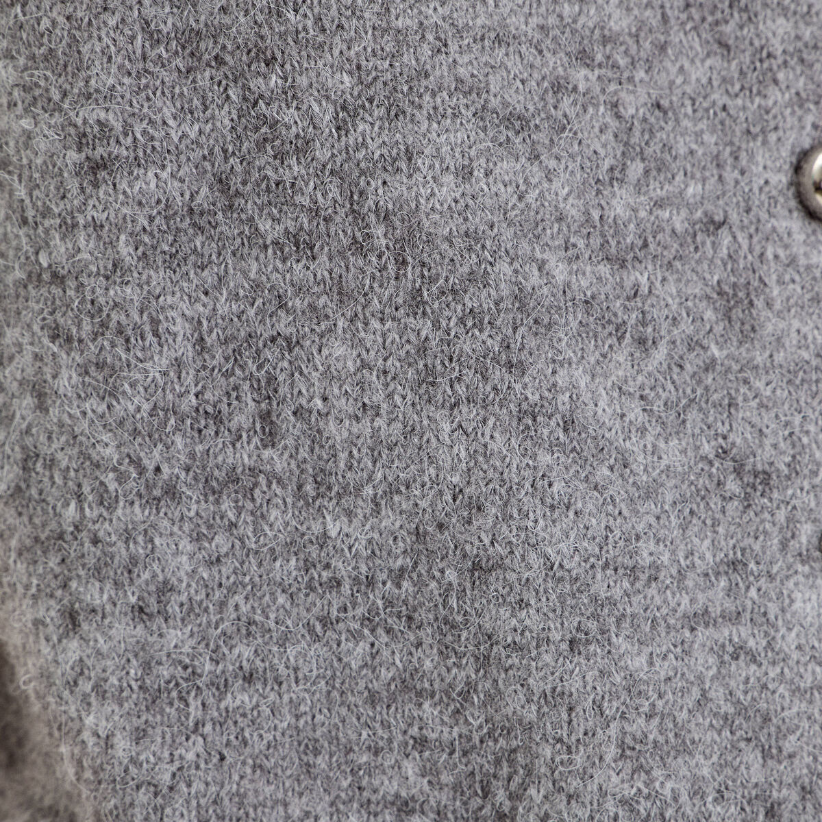Gilet &agrave; d&eacute;tails de perles gris femme