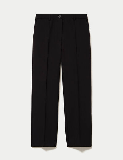 Pantalon bootcut taille standard noir femme