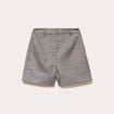 Short regular taille standard tweed noir femme